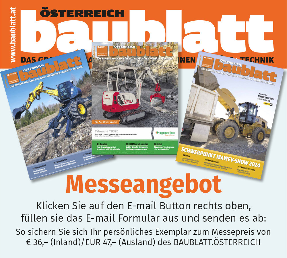 Das Baublatt.Österreich Messeangebot